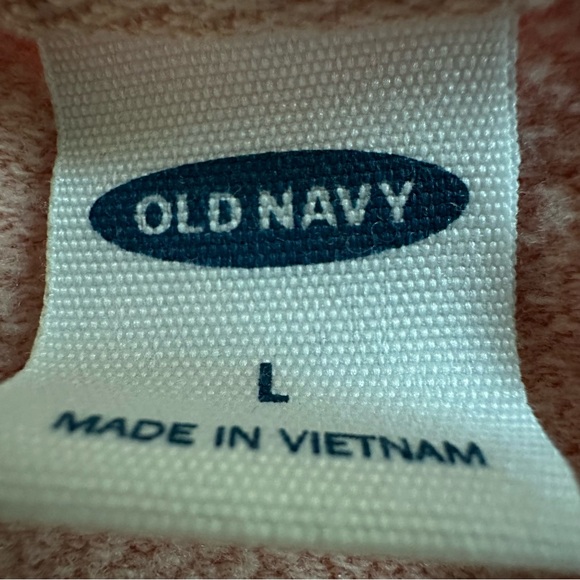 Old Navy Women's L Pink Ombre Pull Over Sleeved Scoop Neck Cotton Sweatshirt - Picture 12 of 14